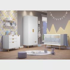 Quarto de Bebê Completo 3 Peças Caring Serpil Baby