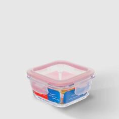 Pote de Vidro Hermético 320ml Quadrado Invicta, Único, Unisex