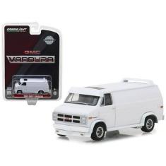 Miniatura 1/64 Greenlight GMC Van Branca 1963 Hobby Exclusiv