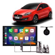 Kit Central Multimídia Bravo 2007 a 2016 Som Automotivo MP5 7Pol Touch