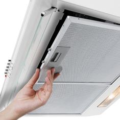 Depurador de Ar Parede Electrolux 60cm Branco com Filtro Lavável e Máscara Captadora de Ar (DE60B)