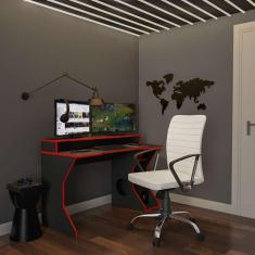 cadeira de escritório diretor giratória lisse branca