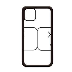Suportes de símbolos de teclado para iPhone 12 Pro Max capa para Apple Mini Mobile Case Shell