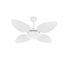 Ventilador Teto Turbo Sala Petalo 4 Pás Branco Ventax 110V - Single Li