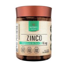 Zinco Quelato (Vegano) - Nutrify 60 Cápsulas, Sem sabor