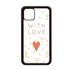 Capa Love Flower Abstract Plants Art para iPhone 11 Pro Max para Apple Mobile Case Shell