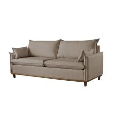 Sofá 4 Lugares Living Linho M-168 Martins Bege