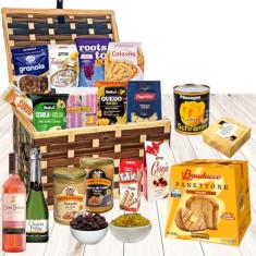 Cesta de Natal Especial MADRID 19 itens - Natal 2025