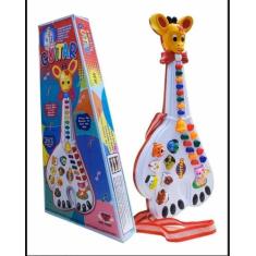 Guitarra Infantil Musical Girafa Mod Teclado - Dm toys