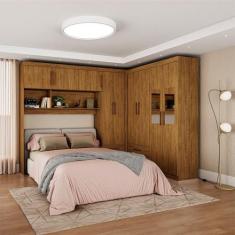 Guarda Roupa Casal Modulado 5 Portas Hercules 4 Portas 4 Gavetas com E