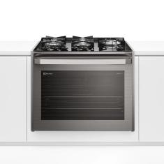 Imagem de Fogão Electrolux de Embutir 5 Bocas Experience com Mesa de Vidro e Grill Cinza FE5EC - 220V