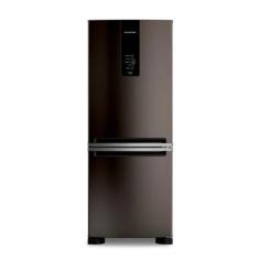 Imagem de Geladeira Brastemp Inverse Frost Free 447L com Smart Flow e Fresh Box Preta BRE57FE - 220V