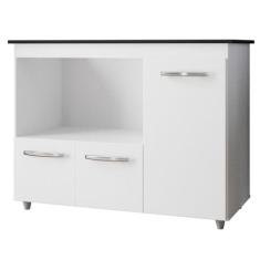 Balcao Para Cooktop 4 Bocas Ana Mobbs - Moblis Móveis, Branco