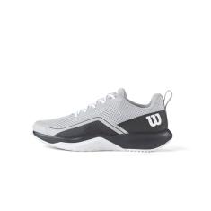 WILSON Tênis masculino Rush Pro Lite, Azul pérola/ébano/branco, 42