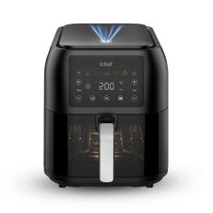 Fritadeira Elétrica Airfryer Ichef Max Space 8L 1700W Digital com Timer e Temperatura Ajustável Preto 110V