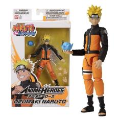 Boneco Naruto Uzumaki Anime Heroes 15 Cm Bandai - F0051-1
