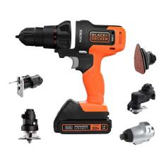 Kit Furadeira Parafusadeira 6 Em 1 Matrix 20V Black Decker