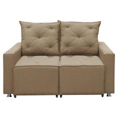 Sofá Retrátil e Reclinável 2 lugares Bariloche 1.60cm C/ Molas -  Linho