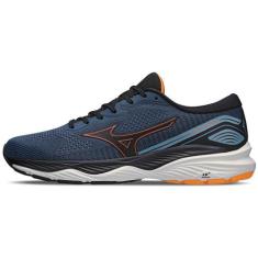 Tênis de Corrida Masculino Mizuno Wave Falcon 5, Azul, 40