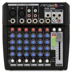 Mesa De Som Automotivo Stetsom Stm1206 6 Canais 4 Eq Band
