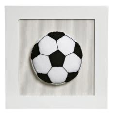 Quadro Decorativo Bola Futebol Quarto Bebê Infantil Menino - Potinho d