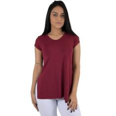 Blusa Diluxo Sobre Legging Vinho, P, Feminino, Vinho