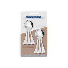 Conjunto de colheres para chá Tramontina Havana aço inox 6 pç.