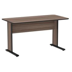 Mesa Escritório 1,50x0,60m s/ gavetas - Cor Walnut - pandin - 44097