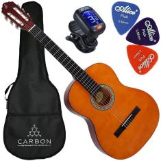 Violão Acústico Canhoto Giannini N14 Natural - Kit Completo