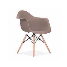 Cadeira Eiffel Com Braco Base Madeira Cds Design Fd1111