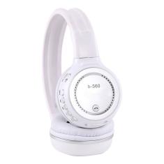 Fone Bluetooth Sem Fio Favix B560 Branco Original Radio Fm Stereo Qualidade Cartão Memória Viva Voz