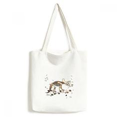 Bolsa de lona em miniatura de dinossauro da Osso, bolsa de compras casual