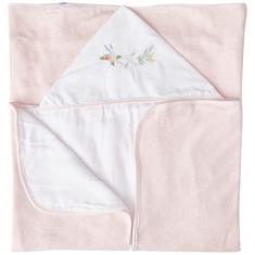 Papi Textil Toalha De Banho Mami Forrada C/Capuz Bordado 90Cm X 80Cm Contem 01 Unidade