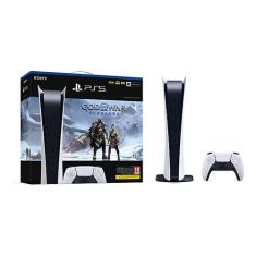 Sony Playstation 5 Digital 825gb God Of War Ragnarok Bundle Cor Branco E Preto PlayStation 5