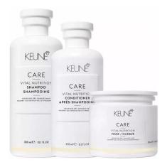  Kit Keune Vital Nutrition Shampoo Condicionador E Máscara