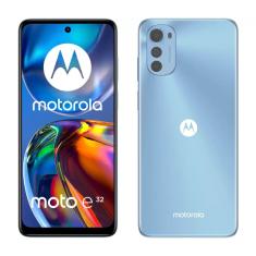 Usado: Motorola E32 64 GB Azul - Muito Bom