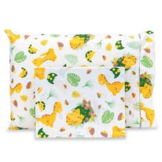 Lençol Solteiro 2 pçs c/ Ponto Palito Percal Estampado 180 fios - Dryk