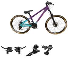 Bicicleta Aro 26 Vikingx Tuff 44 Aluminio 21v Suspensão Dianteira Camb