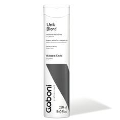 Máscara Matizadora Efeito Loiro Cinza Platinado Unik Blond 250ml Gaboni Professional