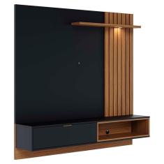 Painel Suspenso TV 60 Polegadas 160 Cm Tocantins Colibri Preto Noce Milano