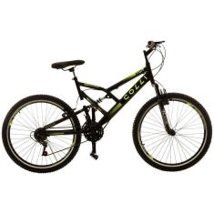 Bicicleta Aro 26 Colli GPS Freio V-Brake Aço Carbono 21 Marchas-Unissex