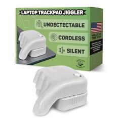 Monitor para laptop – bateria AA dura 6 meses – indetectável – mouse sem fio – não funciona no DeII – mantém o touchpad ativo, laptop acordado – movimento mecânico do mouse – Interruptor liga/desliga