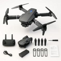Drone E88 Pro Dual Cam HD 1080p WiFi FPV Dobrável Altitude Hold Modo S