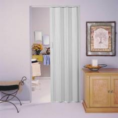 Porta Sanfonada PVC Polifort 210cmx60cm Cinza