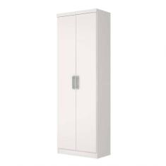 Armário Multiuso Henn 2 Portas 6 Prateleiras Margarida Branco