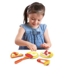 Dismat Grill Brinquedo para modelar massinha, 7 peças