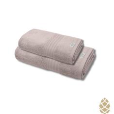 Jogo de Toalhas Gigante Platine 2 Peças Algodão Buettner