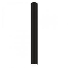 Plafon Viena Tubo 90cm Conti Iluminação Preto Micro