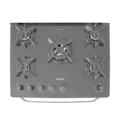 Fogão FGVMG510PT Max Glass 5 Bocas Mesa de Vidro Temperado Suggar