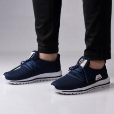 Tênis De Caminhada Corrida Academia Runway Soft Masculino, Marinho, 40